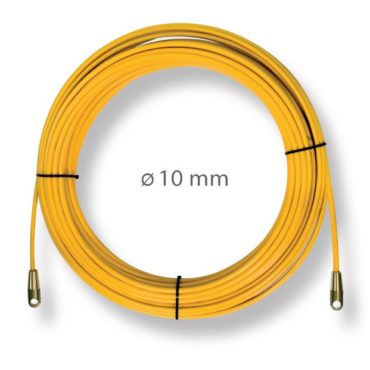 Sonda passacavi fibra di vetro con aspo carrellato Ø 11 mm Faeg 150 m